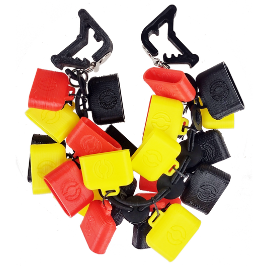 Oruga Clip-O Plastic Rattles