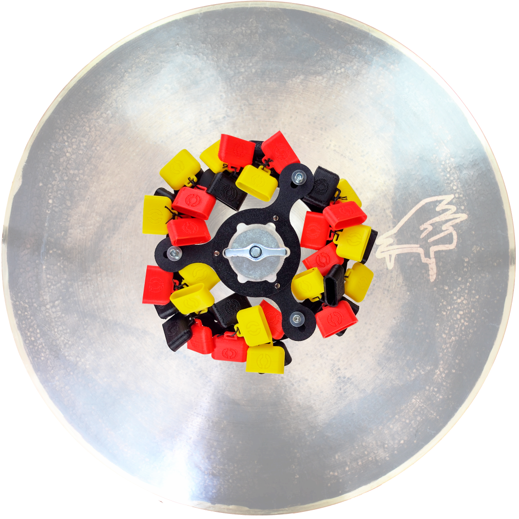ORUGA Ring-O 3D Plastic Rattles | Cymbal FX Ring with Unique Sound ...